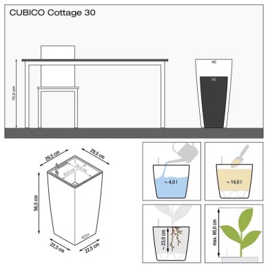 Maceta CUBICO Cottage