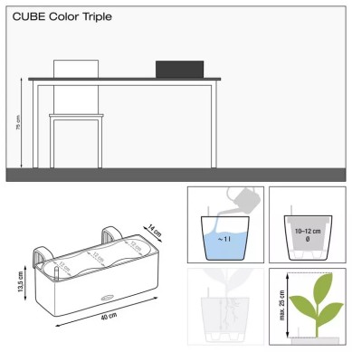 Jardinera CUBE Color