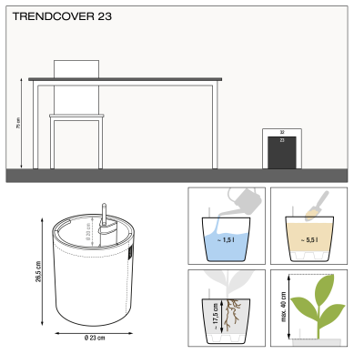 Maceta TRENDCOVER