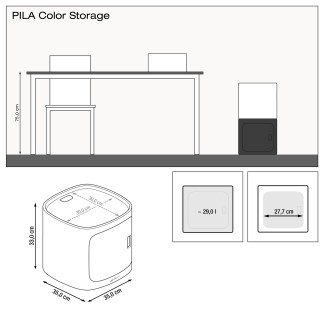 Maceta PILA Color
