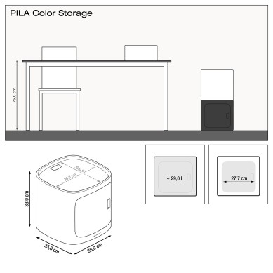 Maceta PILA Color