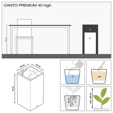 Maceta CANTO Premium High