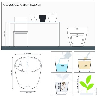 Maceta CLASSICO Color ECO