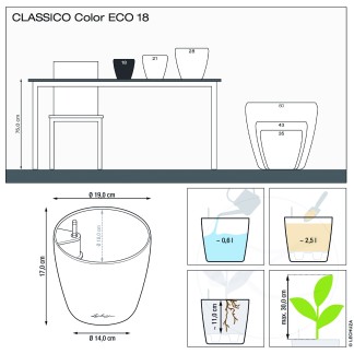 Maceta CLASSICO Color ECO
