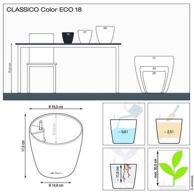 Maceta CLASSICO Color ECO