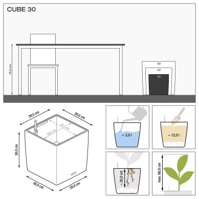 Maceta CUBE