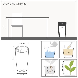 Maceta CILINDRO Color