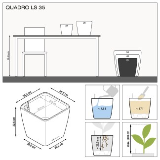 Maceta QUADRO LS