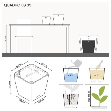 Maceta QUADRO LS