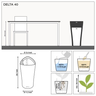 Maceta DELTA navidad