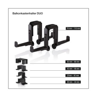 Soporte BALCONERA DUO y adaptadores