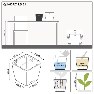 Maceta QUADRO LS