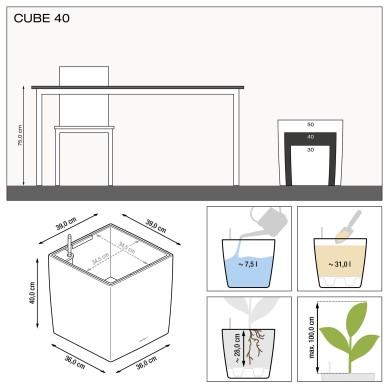 Maceta CUBE