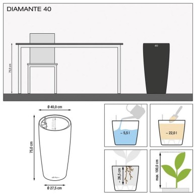 Maceta DIAMANTE