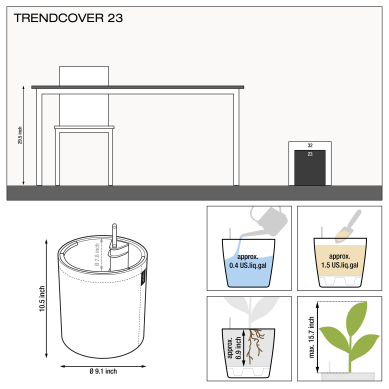 Maceta TRENDCOVER