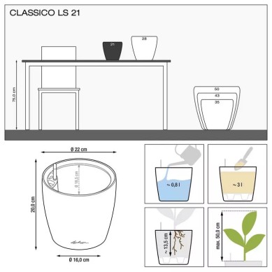 Maceta CLASSICO Color LS