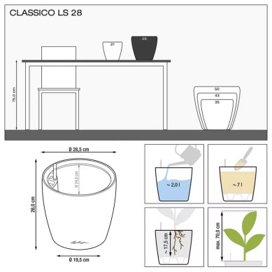 Maceta CLASSICO Color LS