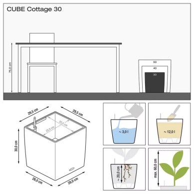 Maceta CUBE Cottage