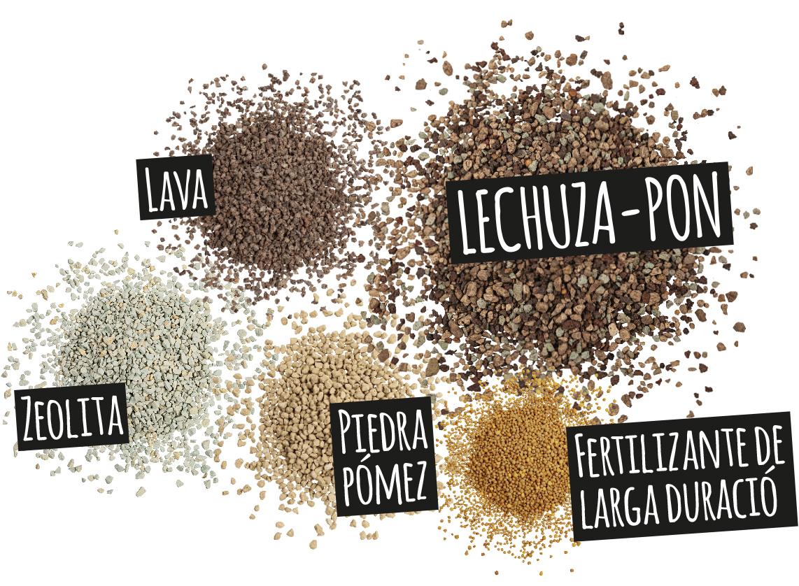'Componentes de LECHUZA-PON: Lava